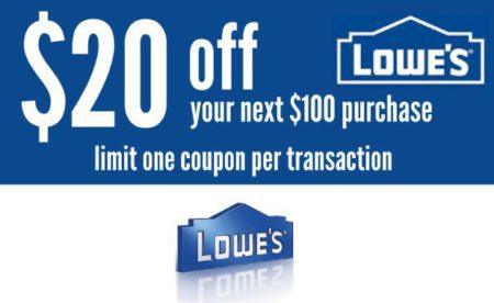 20% off, Lowe's Promo Code