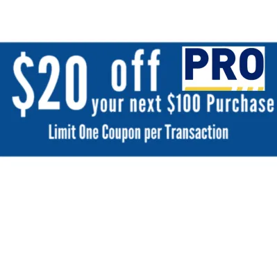 ONE (1X)  Lowes FOR PROS $20 OFF $100 Coupon _ INSTORE / ONLINE Only _ Exp 03/31/2026