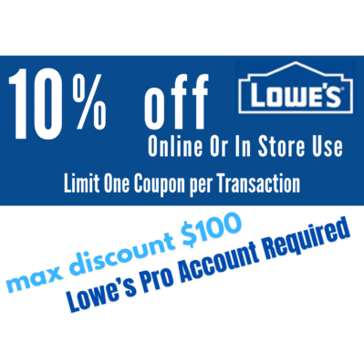 Lowes-Discount-10%-off-Code