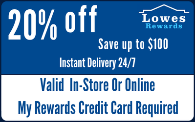Lowes Promo code 20% Off In-Store or Online printable coupons